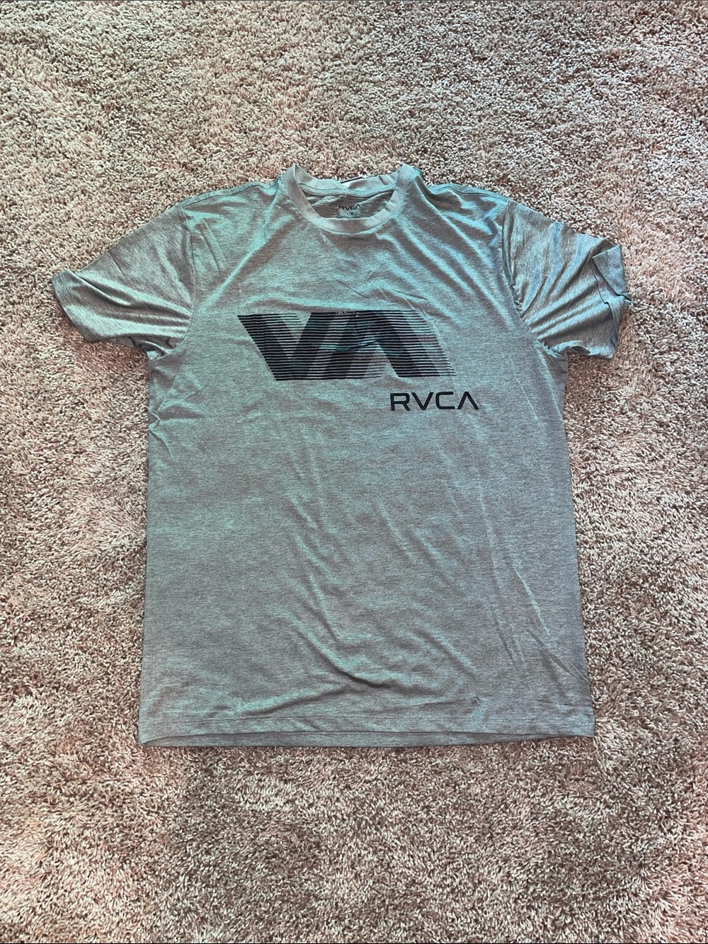 RVCA Men’s Grey Logo Tee
